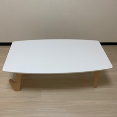 【交渉中】白色ローテーブル