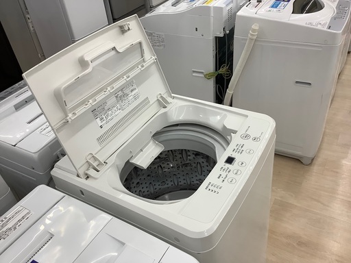 無印良品　全自動洗濯機。