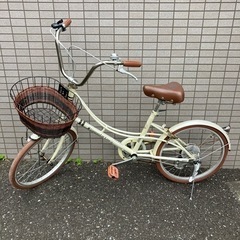 【ネット決済】リサとガスパール自転車20インチ6段変速
