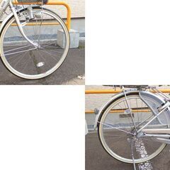 26インチ 自転車 シティサイクル ブリヂストン 3段変速 カゴ付き 荷台あり☆ 札幌市 北区 屯田 