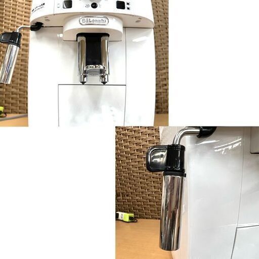 通電確認のみ デロンギ マグニフィカS ECAM22112W ホワイト DeLonghi 全自動コーヒーマシン エスプレッソマシン コーヒーメーカー