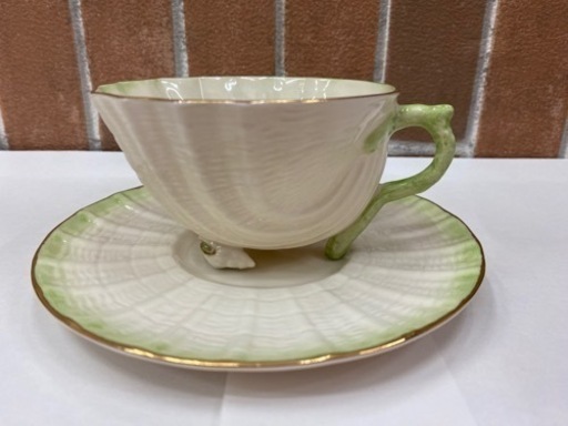 愛品館江戸川店】Belleek ベリーク ネプチューン カップ&ソーサー1客