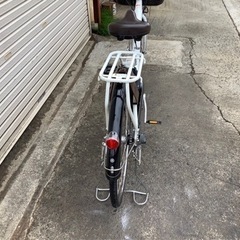 46 ヤマハ最新機種電動アシスト自転車pas wity ホワイトアルミボディー