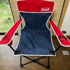 コールマン　折り畳み椅子　赤