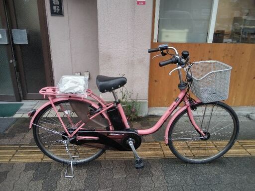[Panasonic] ViVi Style(ビビ スタイル)26吋 電動アシスト自転車 8.9Ahバッテリー＋充電器(コーラルピンク)