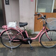 76 パナソニック新機種電動アシスト自転車viviSTYLE26インチ ピンク