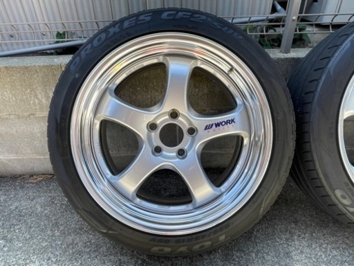 WORK マイスター S1 19インチ 8.5j アルファードで使用してました 