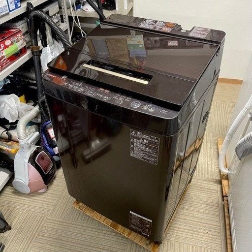 【お買い得‼️】東芝 2019年製 10.0kg全自動洗濯機 ザブーン ウルトラファインバブル洗浄W グレインブラウン♪