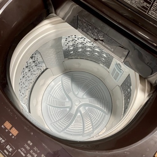 【お買い得‼️】東芝 2019年製 10.0kg全自動洗濯機 ザブーン ウルトラファインバブル洗浄W グレインブラウン♪