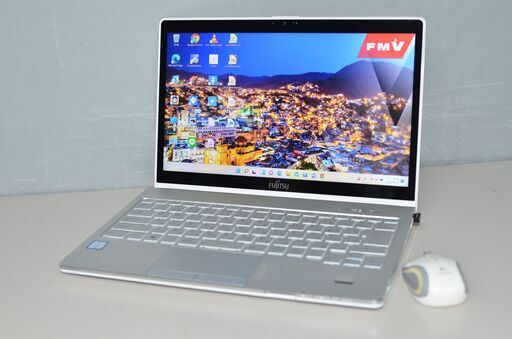 中古美品ノートパソコンWindows11+office 爆速SSD256GB 富士通 SH90/X core i5-6200U/メモリ8GB/13.3インチ/カメラ/HDMI/無線/DVDマルチ