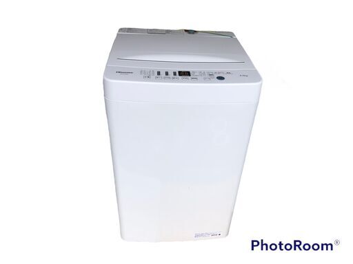 全日本送料無料 【売ります】値下げ中！全自動洗濯機　HW-E4503　Hisense /ハイセンス　2021年製　洗濯・脱水容量4.５kg 洗濯機