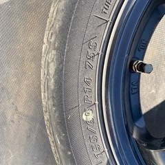 クロススピードハイパーエディション⭐️155/65R14⭐️PCD100/4穴/軽自動車
