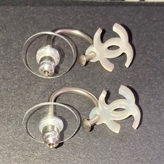 シャネル ピアス 正規品 美品