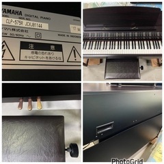 お薦め品‼️木製鍵盤‼️最高グレード‼️ヤマハ クラビノーバ電子ピアノCLP-575R 2017年