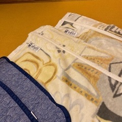 日本製ニッケ綿毛布　デオクリーンひんやり枕パッド　各2枚