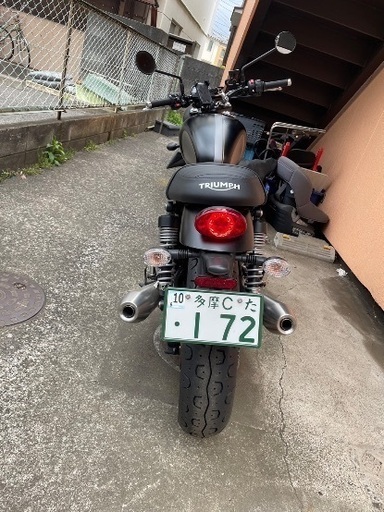 2021ワンオーナーtriumph トライアンフストリートツインゴールドライン