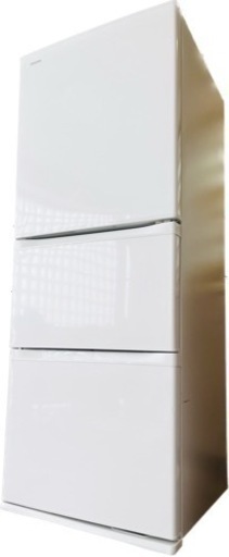 ‼︎ 値下げ !!【 1年保証 】美品★オシャレなホワイト冷蔵庫