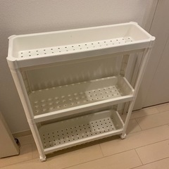 IKEAワゴン、ホワイト、54x18x71cm