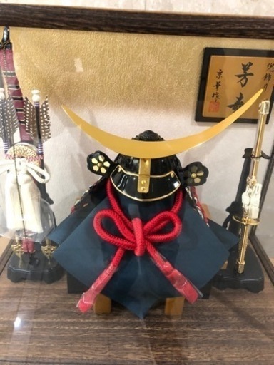 伊達政宗兜　弓　子供の日　美品　箱付き　定価60000円