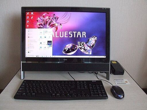 21.5型 フルHD　地デジ　NEC VALUE STAR N PC-VN570FS1SB　一体型パソコン　 (a290)