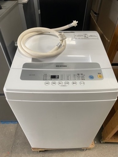 IRIS OHYAMA 洗濯機 IAW-T502E 2021年製●E042M614