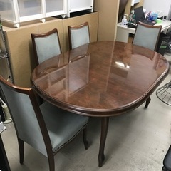 A2304-947 特価マルニ木工ダイニングテーブルセット 天板ピッカピカ