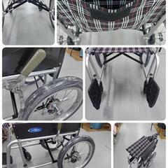 J271☆介護式☆ノーパンク車いす☆NissiN