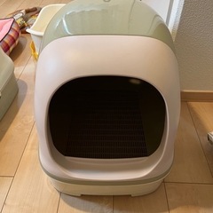 【ネット決済】ニャンとも システムトイレ(ドーム型・カーキ)