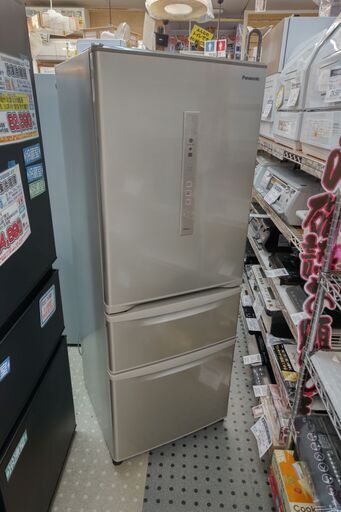 安心の除菌洗浄済Panasonic 315L 3ﾄﾞｱ冷蔵庫 2018年製 保証有り【愛千143】