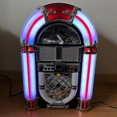 ⚫️⚫️⚫️ ⬛︎⬛︎ジュークボックス 大き目、レトロ調、6CD