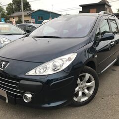 平成２０年式*プジョー３０７*ＳＷ２.０*車検令和７年４月*ナビ...