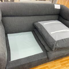 ☆ジモティ割あり☆ 二人掛けソファー グレー H85×D100×W155 クリーニング