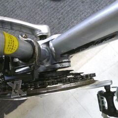 マウンテンバイク 26インチ 自転車 26×1.95  シルバー 21段変速 クロスバイク 苫小牧西店