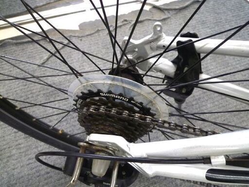 マウンテンバイク 26インチ 自転車 26×1.95 シルバー 21段変速 クロス