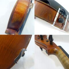 メンテ済み ドイツ製 Hermann No56 Heinrich Gill ヘルマン 4/4 2001年 バイオリン ハイリッヒ ギル社 ガルネリタイプ顎当てて ドミナント弦 ケース 未使用 フェルナンブーコ弓 全国発送対応 愛知県清須市より 名古屋市近郊 中古バイオリン 管理（カ)T0168