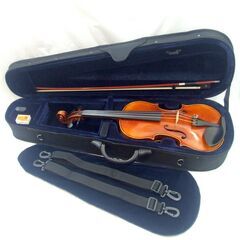 メンテ済み ドイツ製 Hermann No56 Heinrich Gill ヘルマン 4/4 2001年 バイオリン ハイリッヒ ギル社 ガルネリタイプ顎当てて ドミナント弦 ケース 未使用 フェルナンブーコ弓 全国発送対応 愛知県清須市より 名古屋市近郊 中古バイオリン 管理（カ)T0168