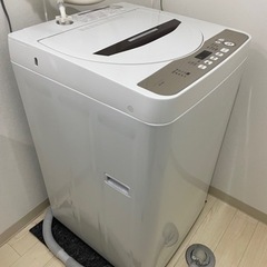 SHARP 全自動洗濯機 6キロ ES-GE6D-T 2020年...