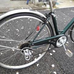 中古自転車2536 27インチ 6段ギヤ LEDオートライトキッキーと音