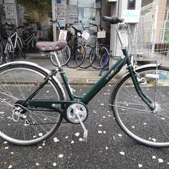 中古自転車2536 27インチ 6段ギヤ LEDオートライトキッキーと音
