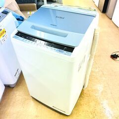 7/29日立/HITACHI 洗濯機 BW-V70C 2019年製 7キロ ビートウォッシュ