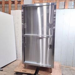 【美品】マルゼン 業務用 ステンレス 食器棚 幅約90cm 食器庫 戸棚 キッチン キャビネット maruzen 菊倉TK