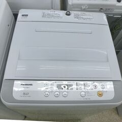 洗濯機 5kg 2018年製 パナソニック NA-F50B11 ホワイト Panasonic 動作確認済み 札幌市 西野店