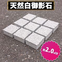 土日引き取り対応可 天然灰御影石 中国産 G654長泰 ピンコロ DIYで庭