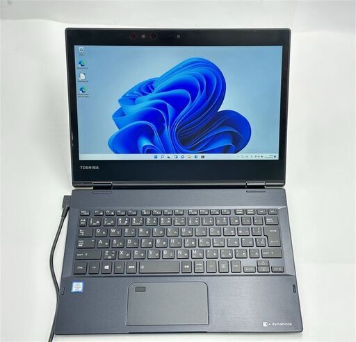 送料無料 保証付 紺色 中古美品 タッチパネル 高速SSD 12.5型 軽量薄型 ノートパソコン 東芝 VC72/J 第8世代Core i5 8GB 無線 Bluetooth