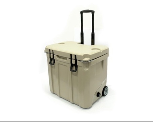 35L クーラーボックス ハードクーラーボックス キャンプ 釣り 伸縮ハンドル キャスター付き 新品