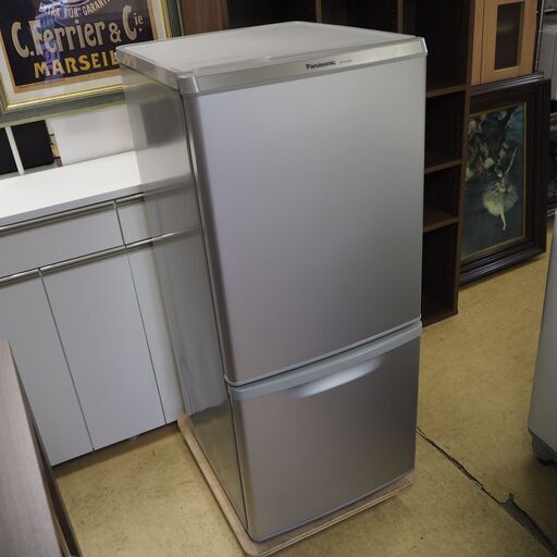2016年製 パナソニック 2ドア 冷蔵庫 動作品 一カ月保証 配達設置対応 138L 右開き NR-B148W-S