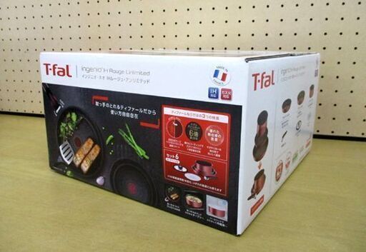新品 ティファール インジニオ・ネオ IHルージュ・アンリミテッド L38391 セット6 6点セット T-Fal IH・ガス対応 フライパン 鍋 札幌 中央区