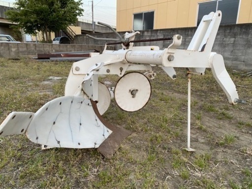 スガノ白い農機プラウOY151中古現状品埼玉県