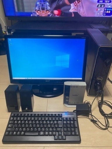 core i5パソコンフルHDモニターセット 無線LAN スピーカー キーボード 程度良し core i5パソコンフルHDモニターセット 無線LAN スピーカー キーボード 程度良し