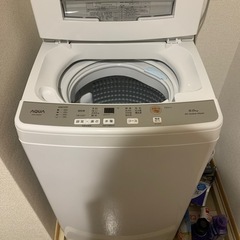 「急募」AQUA洗濯機 ほぼ新品